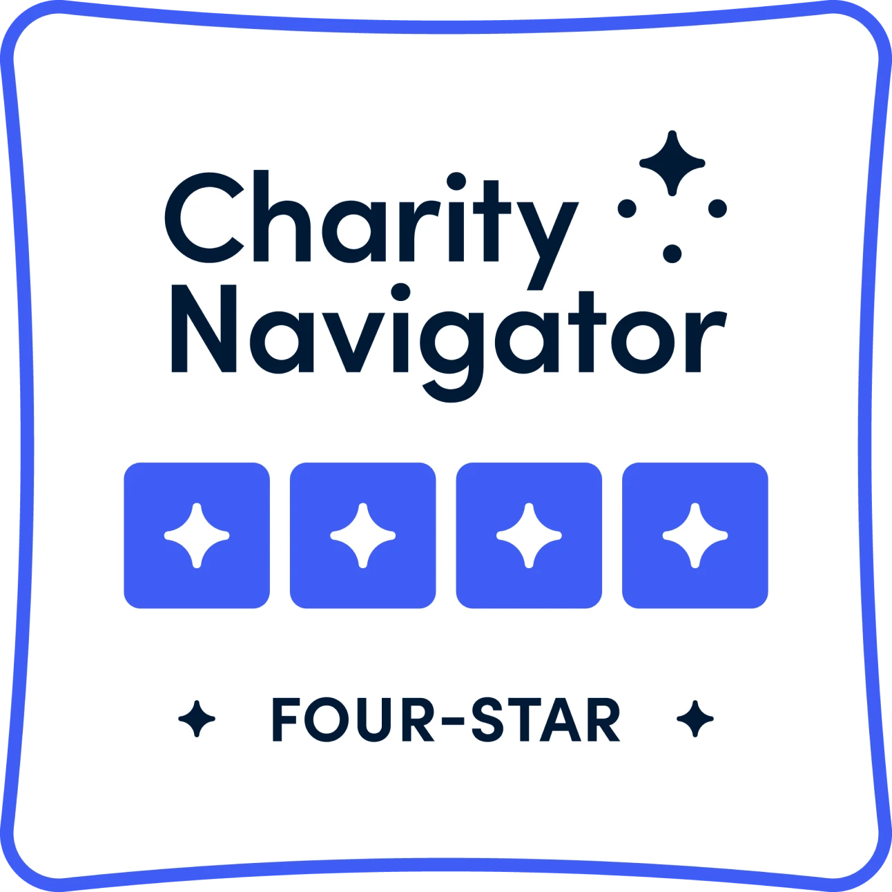 Charity Navigator logo with a 4-start rating for Jewish Federation of Palm Beach